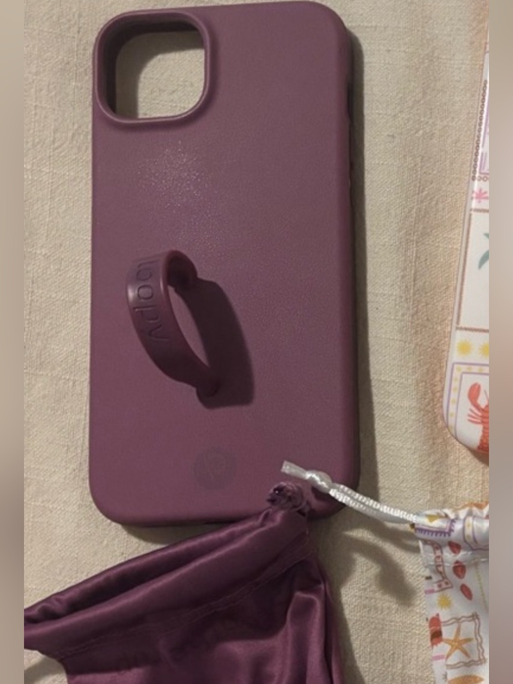 Loopy Plum Phone Case iPhone 15 Plus